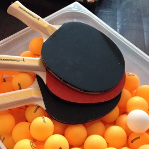 Grilld ping pong bats