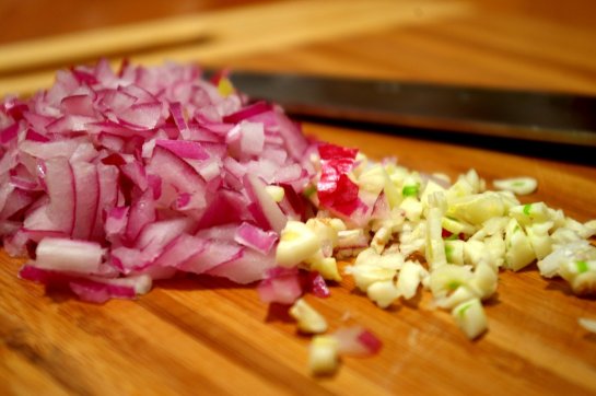 onions garlic