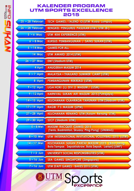 kalender program USE 2015